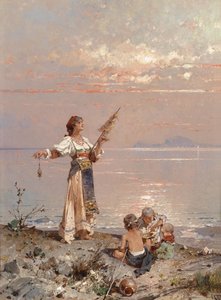 ナポリ湾 作： Franz Richard Unterberger